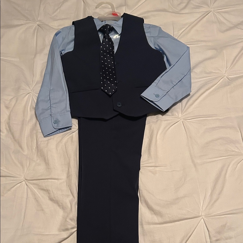 Wonder Nation Boy Suit Set - Blue